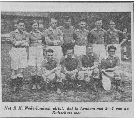 1932 De Tijd: Nederlands elftal
